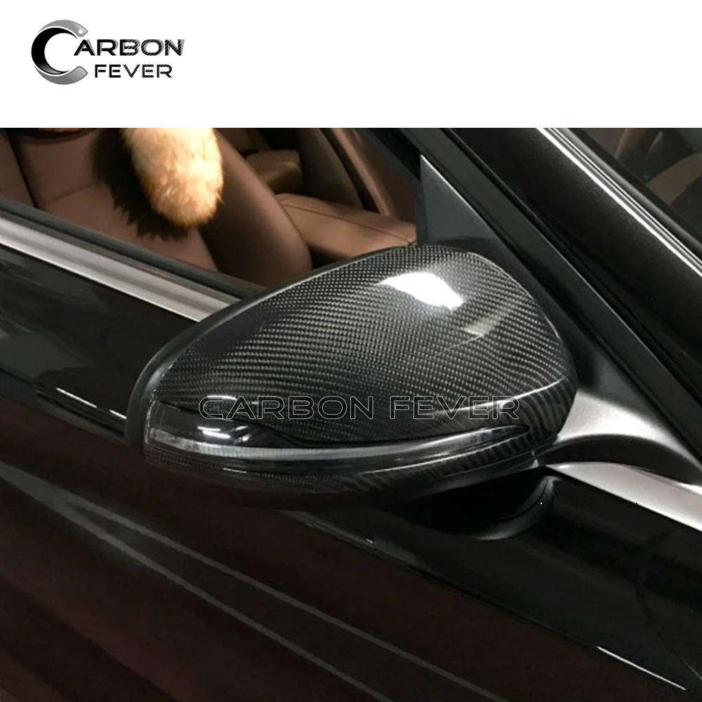 Для Mercedes W205 E W213 C238 S W222 C217 GLC X253 крышка зеркала из углеродного волокна|side mirror cover|carbon