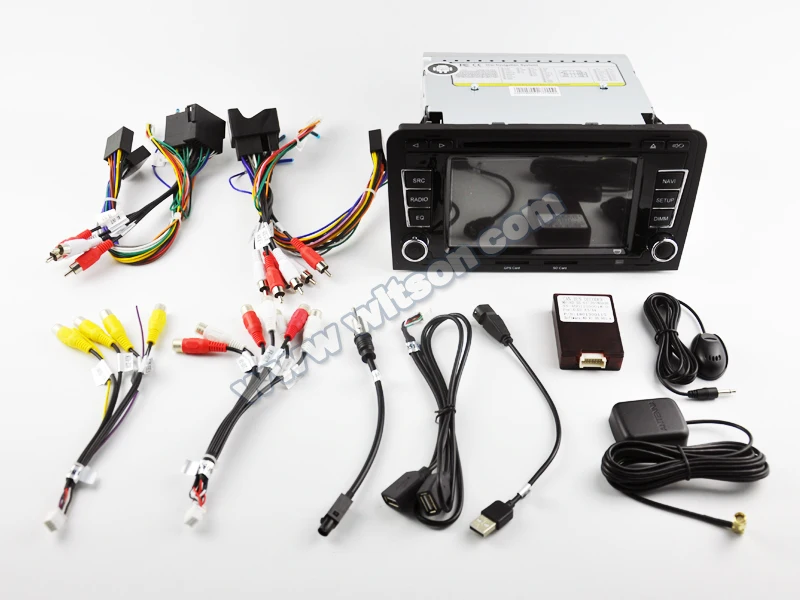 Автомобильный dvd плеер WITSON Android 10 для AUDI A3 автомобильный DVD GPS радио 2 Гб ОЗУ 16 ПЗУ