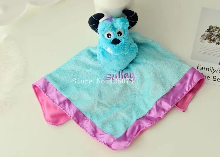Новые монстры sulley Майк Вазовски комфорта ребенка Полотенца Одеяло с плюшевой подкладкой для девочек и мальчиков, детские мягкие Животные игрушки для детей, подарки