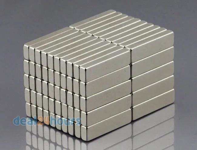 OMO Magnetics 50 шт. супер сильный блок прямоугольные магниты 20x5x3 мм Cuboid Редкоземельные