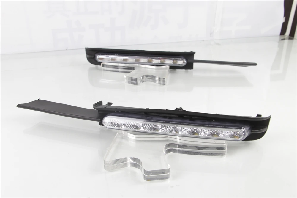 Автомобильный мигающий 2 шт. светодиодный дневный ходовой светильник DRL с