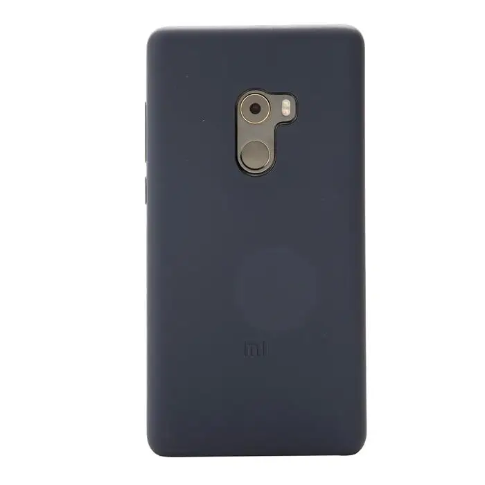Силиконовый чехол xiaomi mi X 2, задняя крышка mi x2, черный чехол для xiaomi mi x2, Snapdragon 835, чехол, 5,99 дюйма - Цвет: Темно-синий