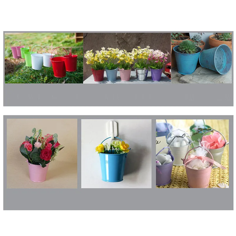 Креативный Мини железный барабан для свадебного события упаковка вечеринки