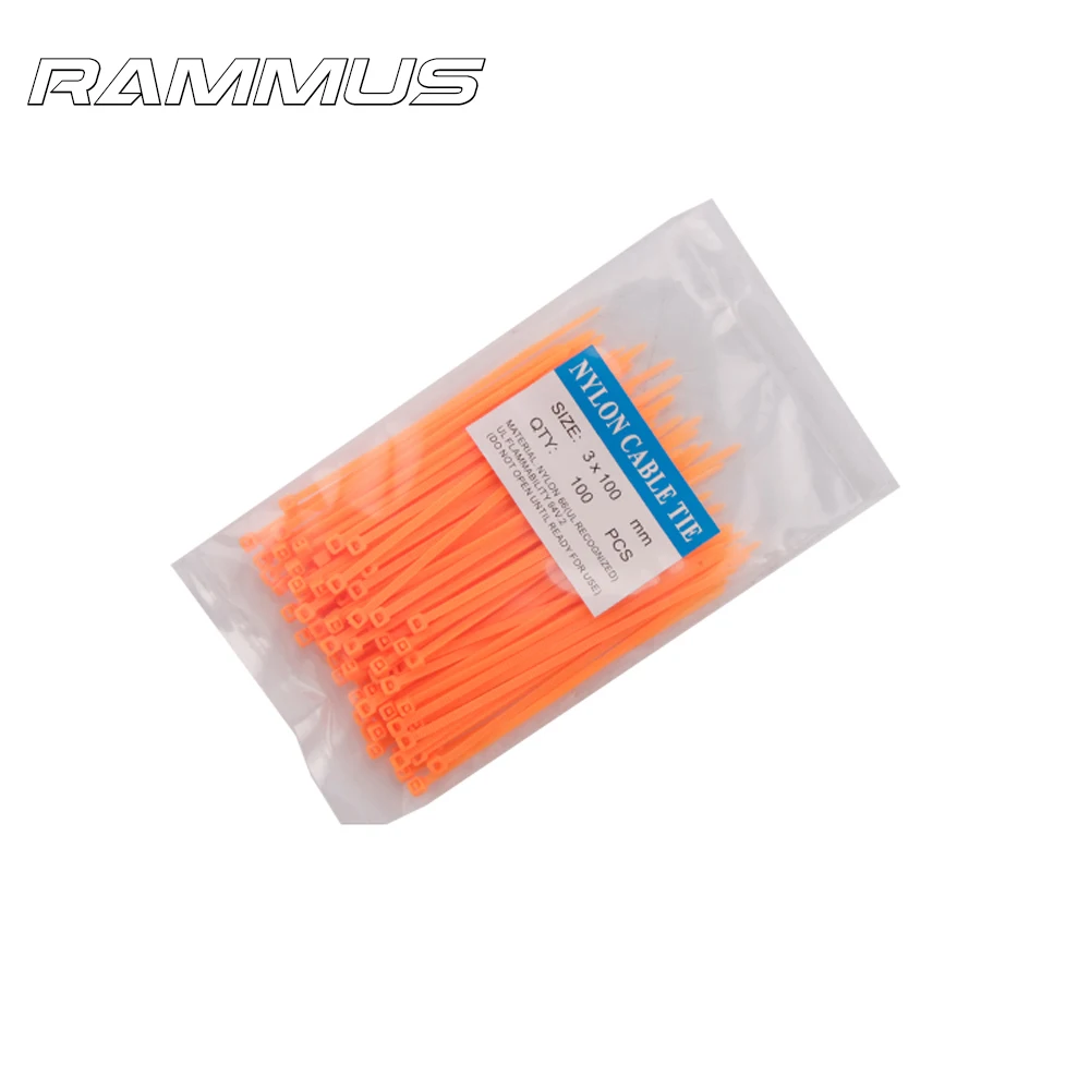100pcs/bag Multi Size Plastic Nylon Cable Ties Wire Zip Tie Factory Standard Home Garden Electrcian Organizer Wrap Straps Kit