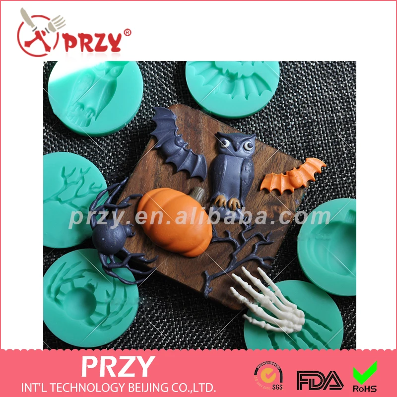 Силиконовая форма для торта PRZY силиконовые формы хэллоуина с моделированием