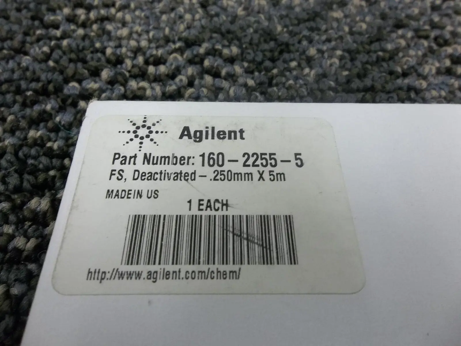 Деактивированное соединение капиллярной колонны для Agilent 160-2255-5 внутренний