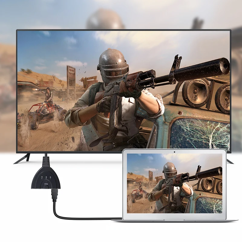 HDMI сплиттер 4K * 2K 3 порта s мини коммутатор кабель 1 4b 1080P для DVD HDTV Xbox PS3 PS4 в порт
