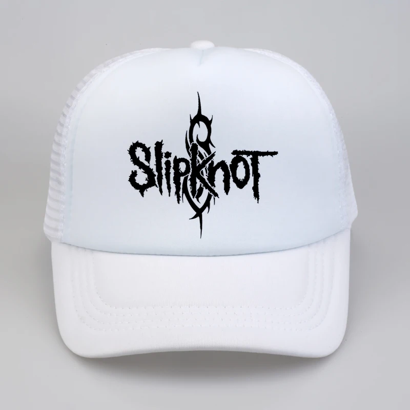 Slipknot, горячая Распродажа, мужские бейсболки, рок металлическая Кепка, мужская, панк, летняя, высокое качество, бейсболка, сетка, Кепка для водителя грузовика