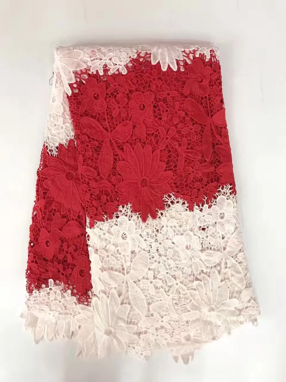 New design african guipure lace fabric 2017 net high quality cord for wedding | Дом и сад