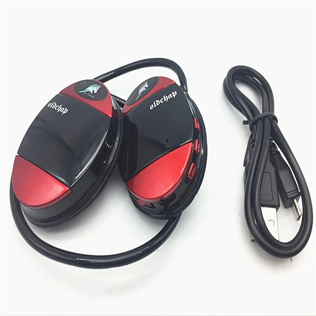 Беспроводная стереогарнитура Bluetooth Спортивная гарнитура с микрофоном TF картой SD