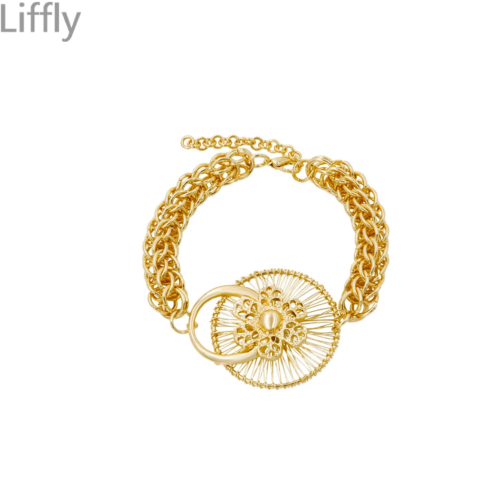 Лидер продаж классический Африканский Модный комплект ювелирных изделий Liffly из
