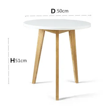 Маленький столик для кофе мебель фойе журнала белый бамбуковый натуральный