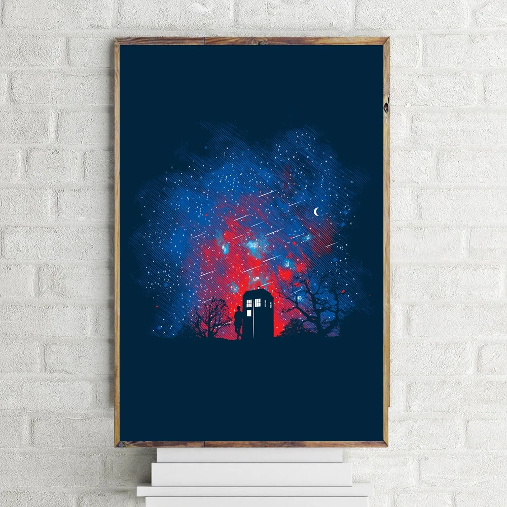 ТВ серия Доктор Кто художественный постер на холсте с фильмом настенные картины