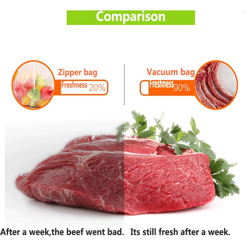 LAIMENG Еда Класс вакуумный мешок для упаковки кухонное Хранение продуктов вакуум