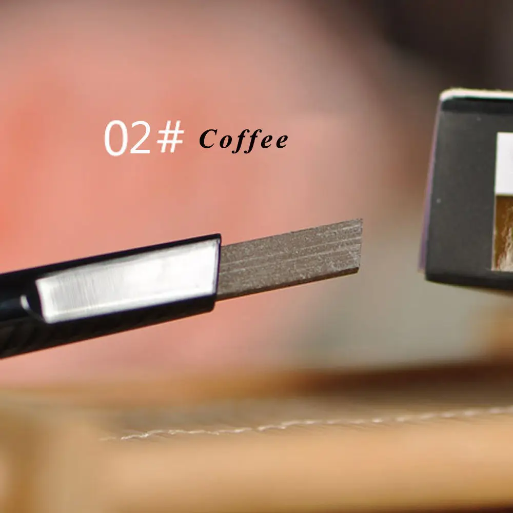 1 шт. 5 видов цветов женский треугольный водонепроницаемый карандаш для бровей с