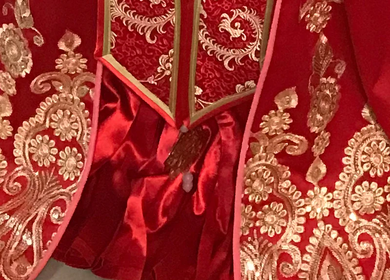 Династия Мин Великолепный красный свадебный костюм невесты Hanfu новейшая телевизионная игра Легенда Ming Lan