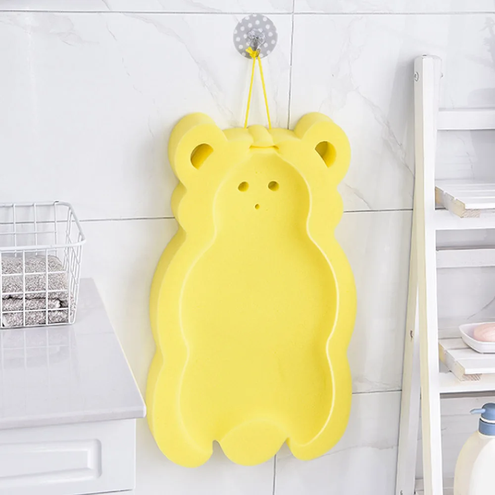 Переносное губчатое безопасное сиденье для купания новорожденных