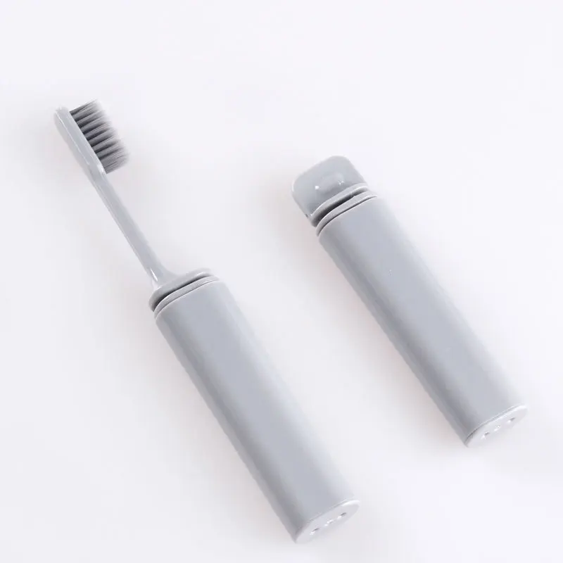 Новая портативная компактная бамбуковая угольная Складная зубная щетка