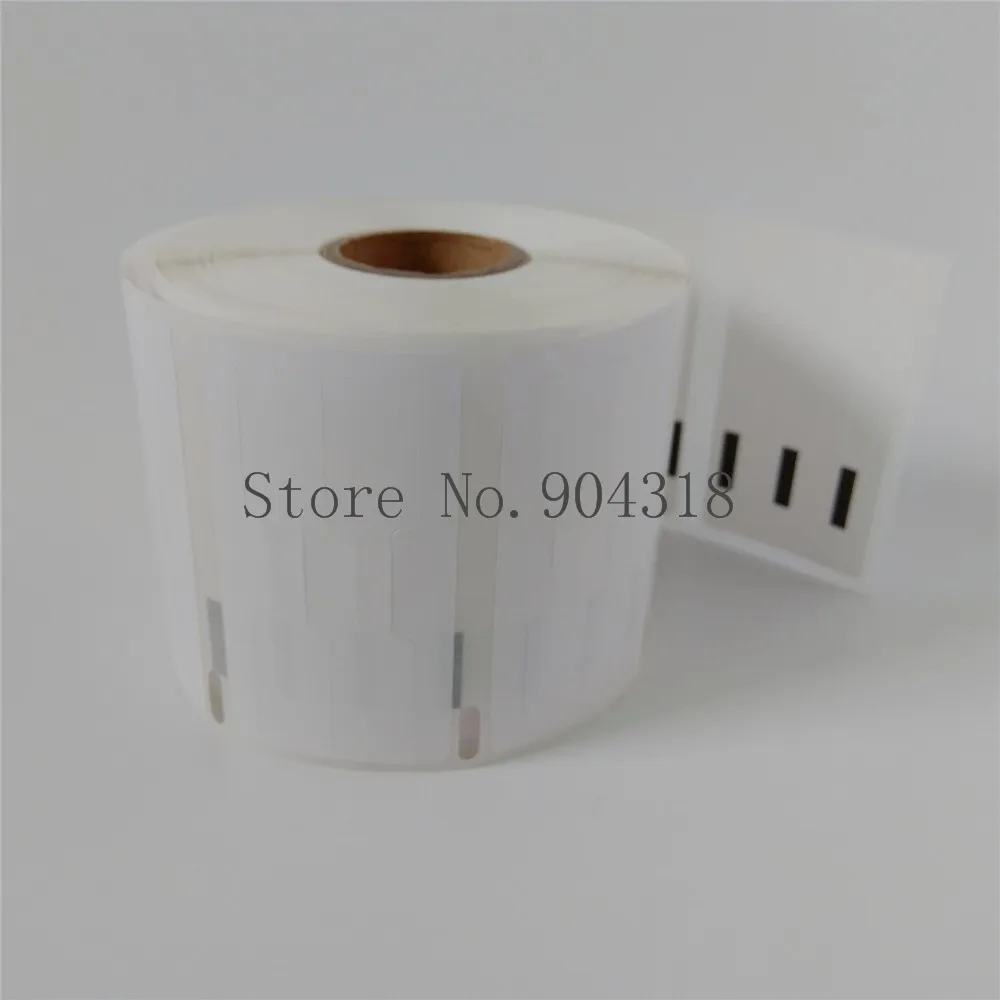 6 x рулонов Dymo 11351 совместимые этикетки для ювелирных изделий 54x11 мм 1500 этикеток в