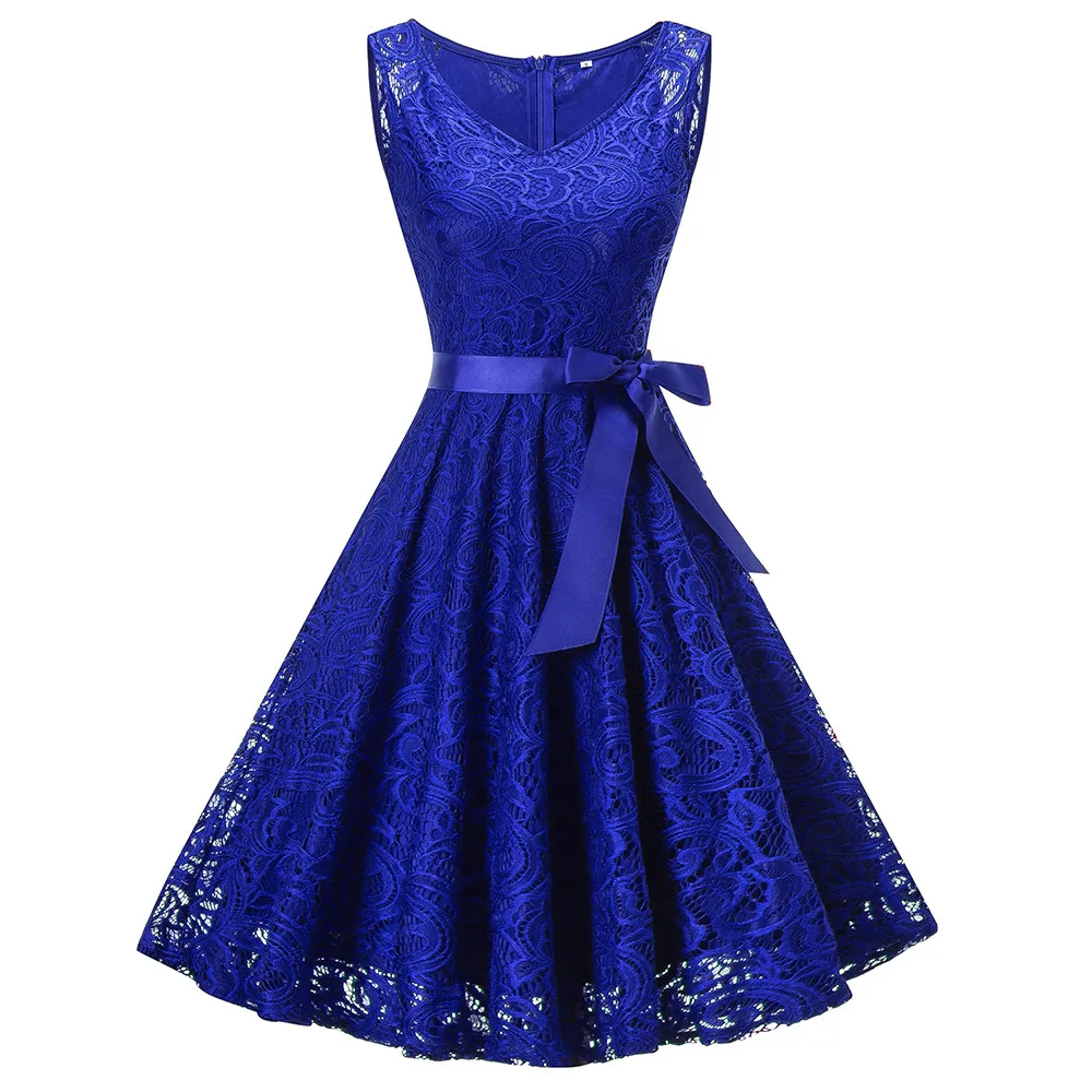 Free Ostrich Spring Women Dress 2019 Elegant Chiffon Burgundy Lace Party Female Slim Wedding Bridesmaids mini | Женская одежда