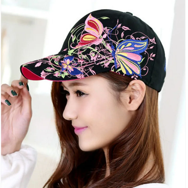 Women New Cap Embroidery Casual All-match Fashion Baseball-caps Womens Outdoor Sun Shading Daily Korean Style Unisex Adjustable |