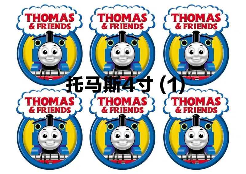 thomas 4 inch cake Съедобный мультфильм риса вафельный бумажный Топпер на торт украшение легко использовать для 4-10 дюймов торт, печатная рисовая бумага только, 1 лист - Цвет: thomas 4 inch cake