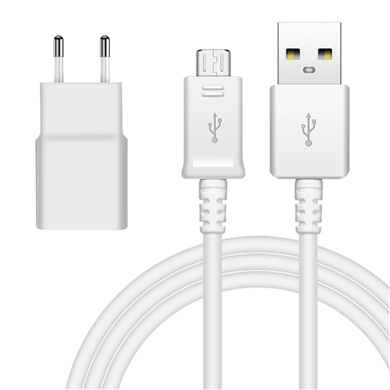Комплект для путешествий зарядное устройство USB + зарядный кабель Micro Samsung S7 S6 Edge S4