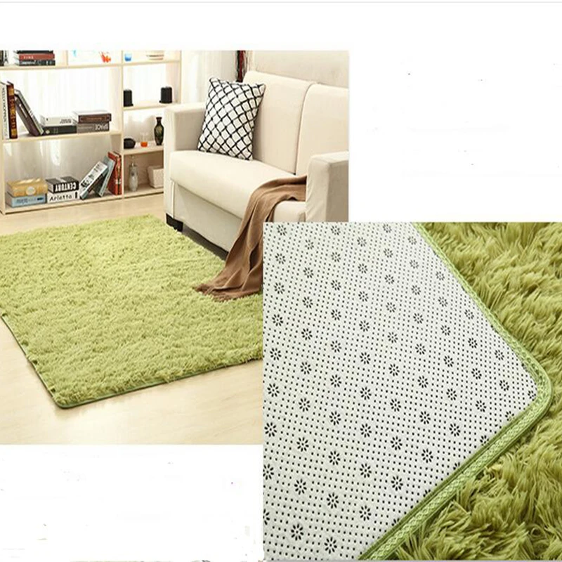 

Wholesale Modern Silk Carpets Living Room Rectangular Coffee Table Sofa Bedside Carpet Floor Soft Bedside Custom Made Mats