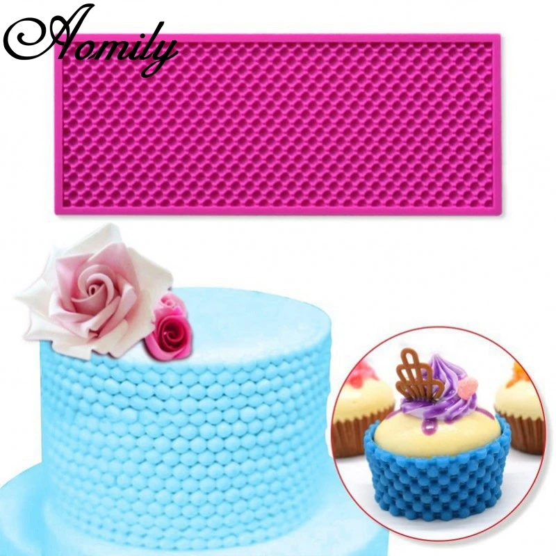 Aomily красивый кружевной цветок силиконовые помадные муссы с полями Декор Sugarcraft