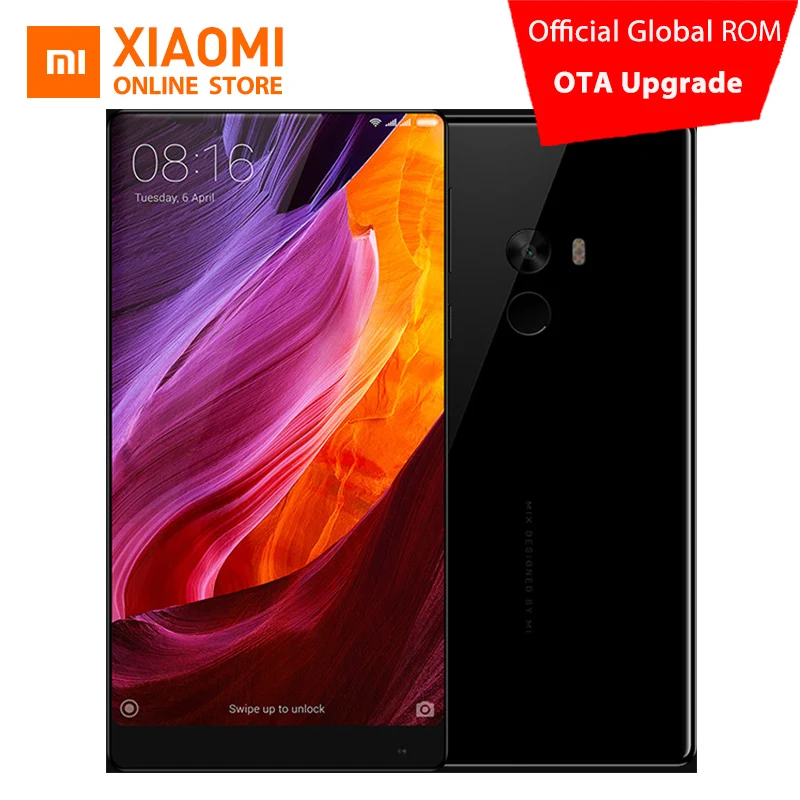 Оригинал Сяо Mi х мобильный телефон 4 ГБ 128 Snapdragon 821 ядра 6.4 &quot2040x1080 P FHD Full Дисплей 4300