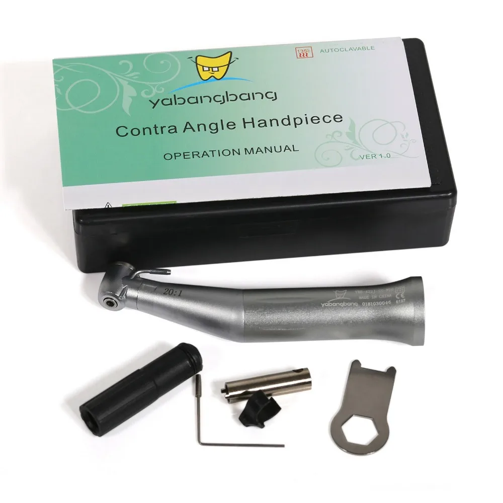 

3x Dental Surgical Implant Reduction 20:1 low speed Contra angle Hand piece Push