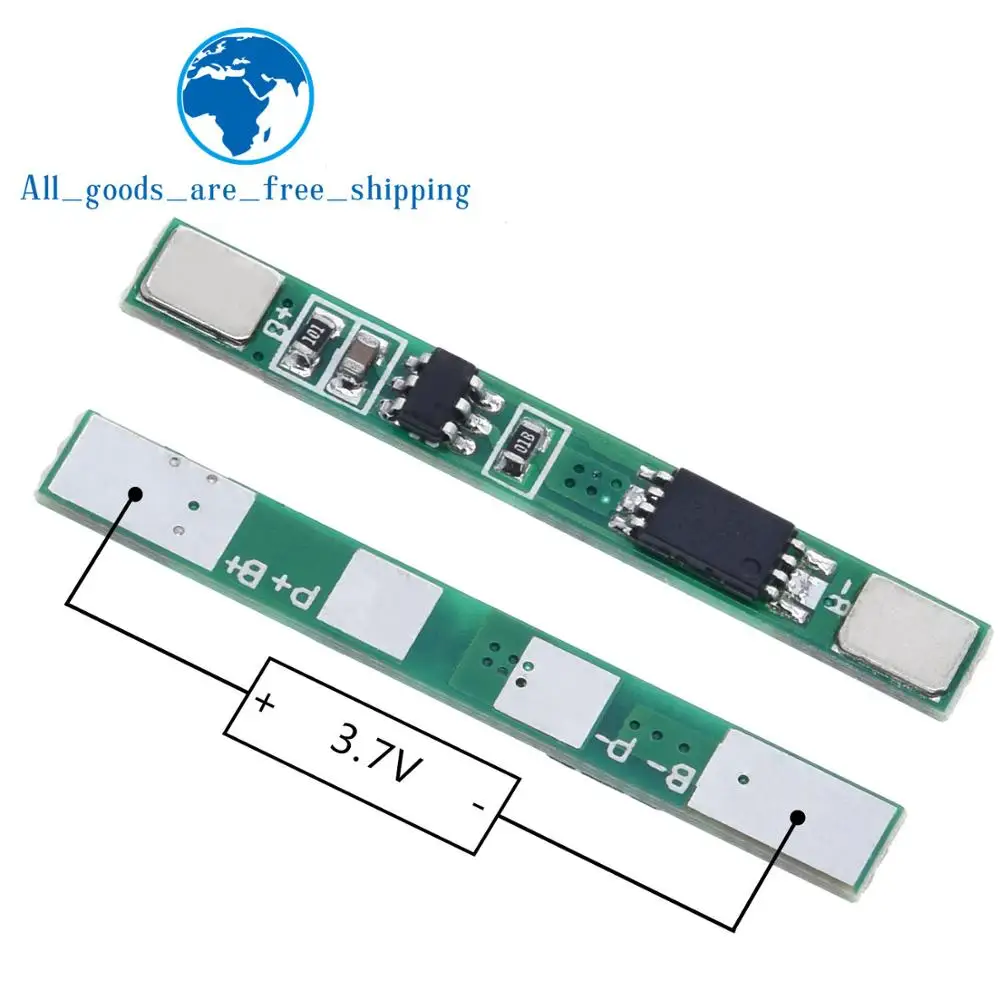 Защитная плата TZT 1S 3 7 V 3A li ion BMS PCM для литий ионного аккумулятора 18650|bms pcm|protection