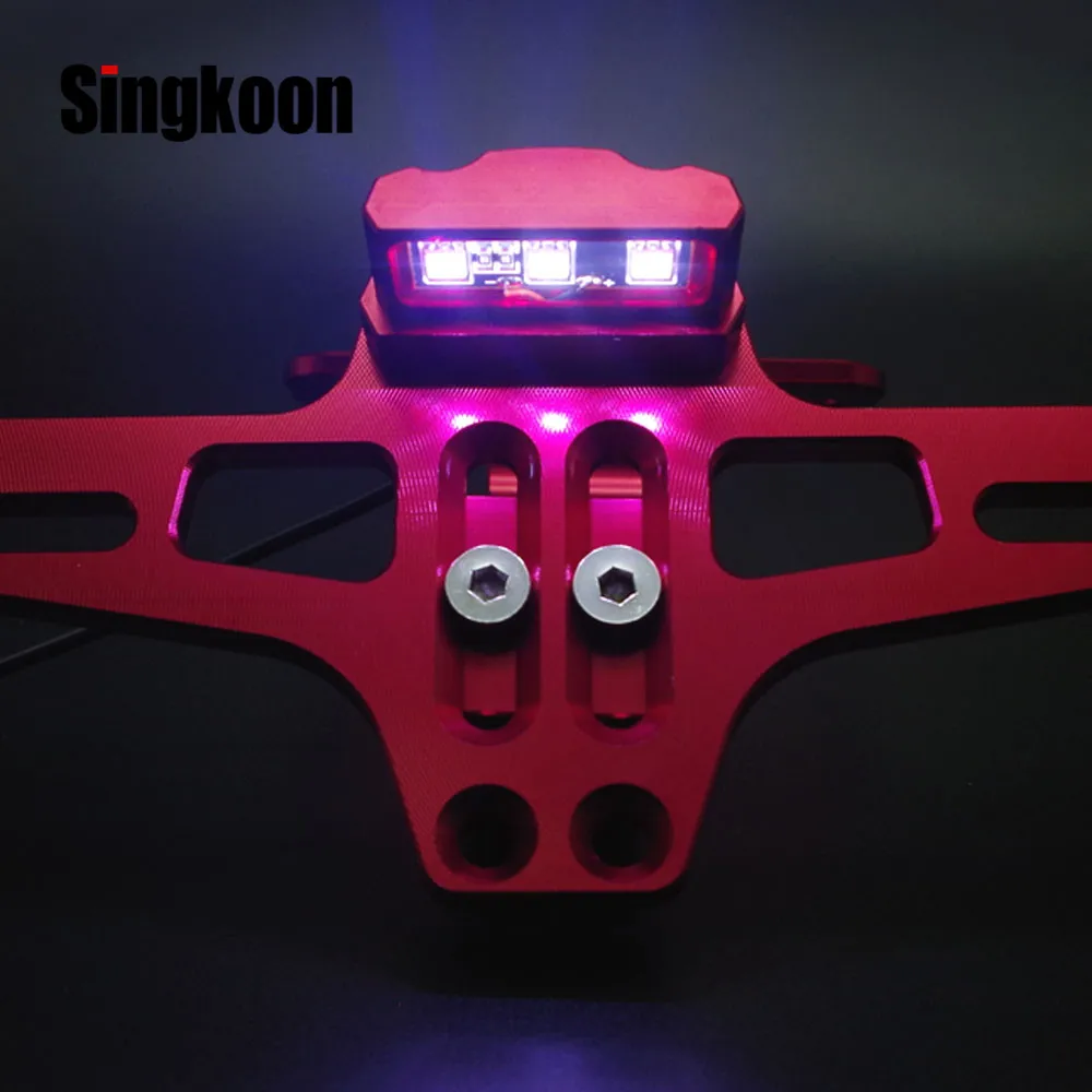 Универсальный держатель номерного знака мотоцикла подставка для регулируемый