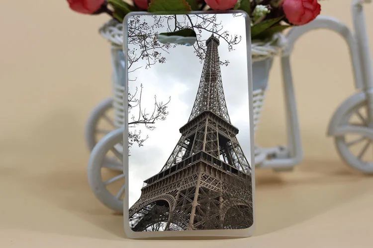 Мультфильм Эйфелева Башня Отпечатано Жесткий Обложка Чехол Для Nokia Lumia 820