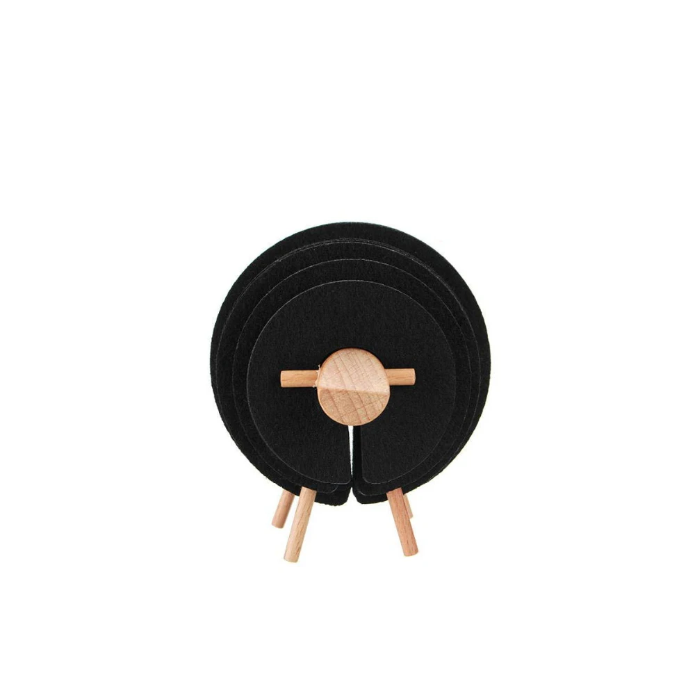 Sheep Shape Anti Slip Drink Coasters Insulated Round Felt Cup Mats Japan Style Creative Home/Office Decor Nordic Gift | Дом и сад