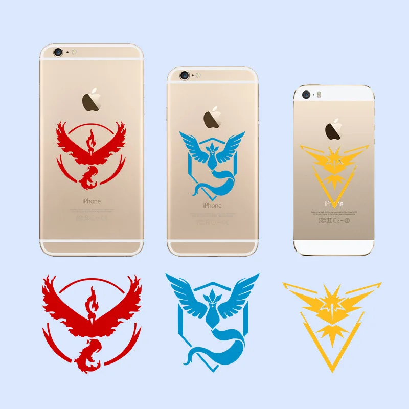 Новый 2 &quot4&quot 8 &quot11&quot включая Покемон Гоу игры виниловая наклейка-команда Instinct