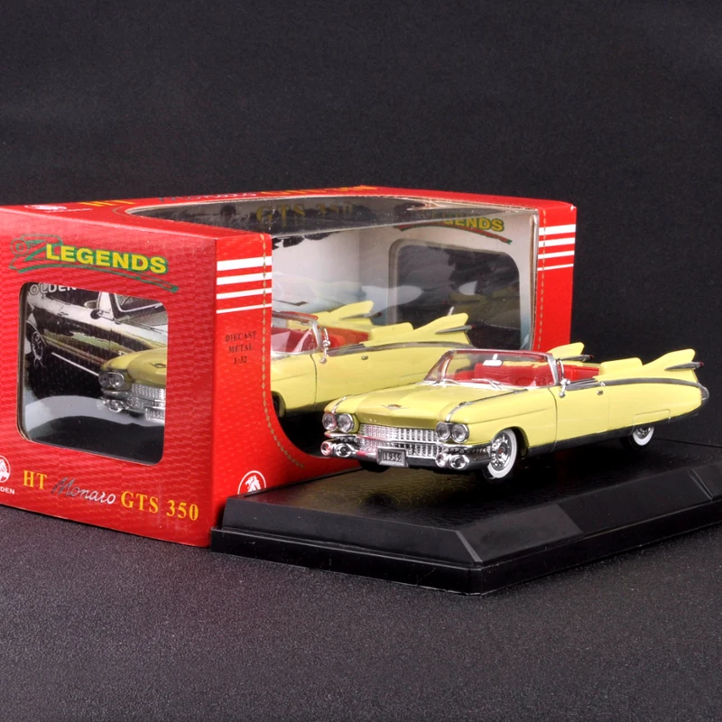 Коллекционная модель автомобиля в масштабе 1:32 1959 Cadillac старая машинка игрушки из