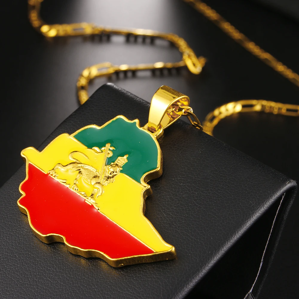 Женская цепочка с подвеской в виде флага и льва|lion pendants men|mens lion pendantnecklace pendant women |