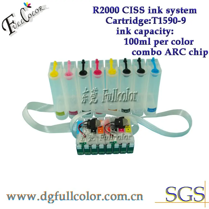 Free shiping new arrival R2000 ciss ink system with combo reset chip for T159 cartridge | Компьютеры и офис