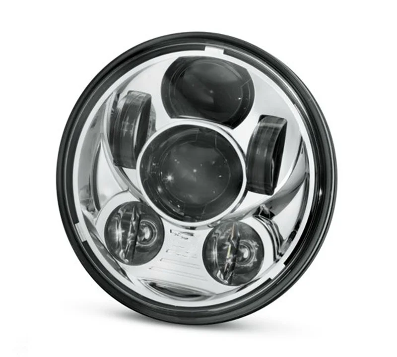 headlight Черный хром аксессуары для мотоциклов 5,7" держатель фары Накладка кольцо для Sportster XL 883 883N 1200 5 3/4 налобный фонарь - Цвет: headlight