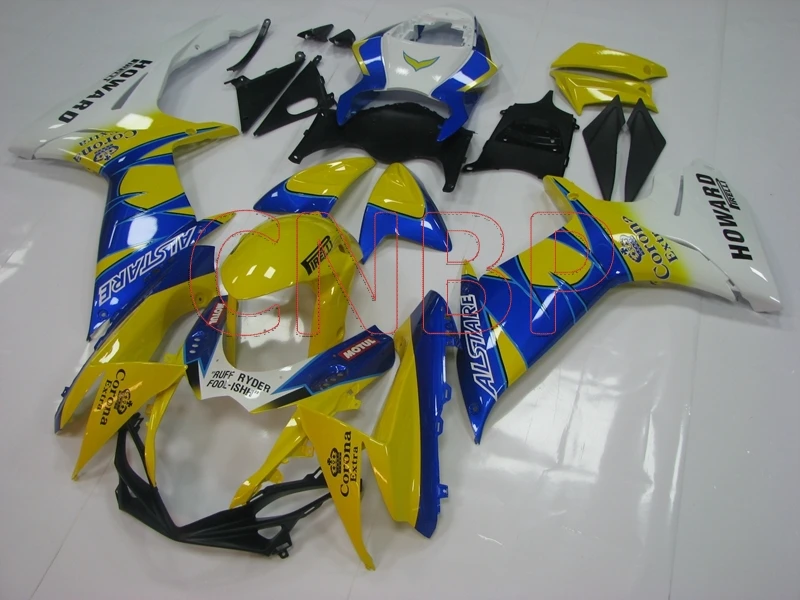 Abs обтекатель GSX R750 2011 2015 K11 желтый синий наборы тела для Suzuki GSXR600 2012 Обтекатели R 750