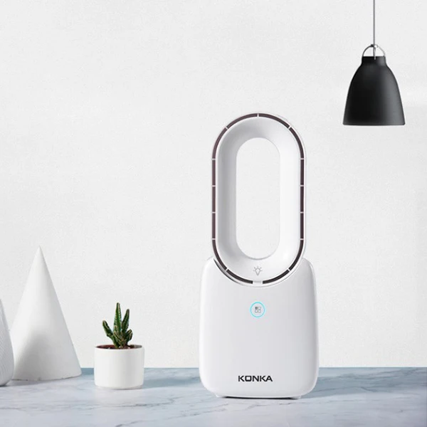 KONKA KF UW1CD мини охлаждающий вентилятор без пузырьков USB Перезаряжаемый Настольный