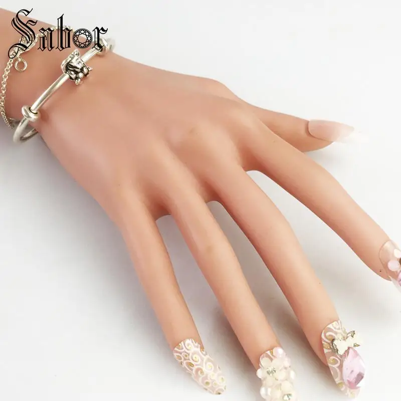 Браслет с кроличьими бусинами 2020 Модные Серебристые браслеты вечерние подарок