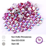 Mix Размеры SS3 для SS30 светло-персиковый Стразы, не требующие горячего крепления для лака для ногтей, художественное декоративное стекло кристаллы
