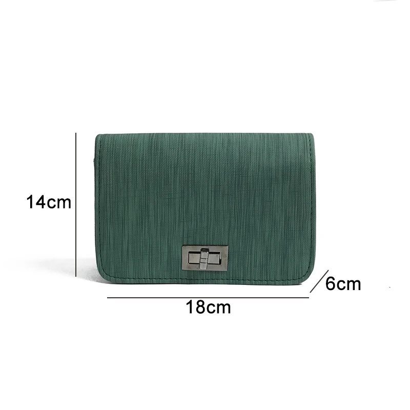 Youda Новая мода для зрелых женщин Tote сплошной цвет простой японский стиль цепи