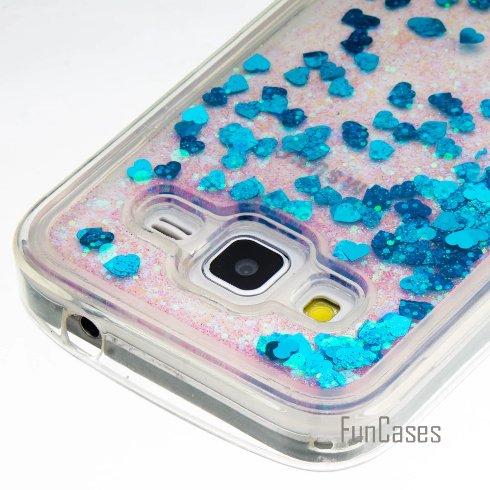 G360 и струящийся жидкости PU кожаный флип чехол для coque samsung Core Prime fundas Galaxy Чехол