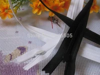 invisible zipper length garment dress back zipper hidden zipper cushion accessories long 100cm 2pcslot mix black and white