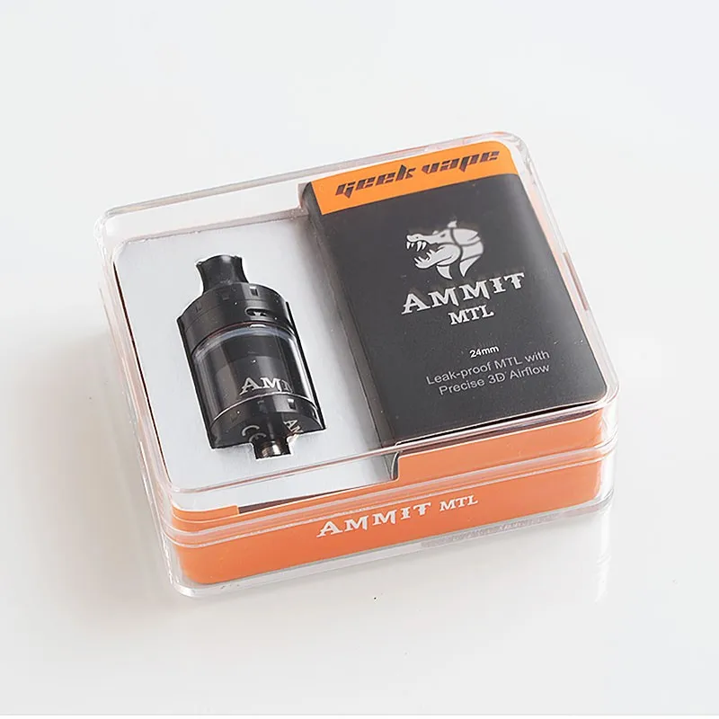 11.11 Original GeekVape Ammit MTL RTA 4ml Glass 24mm Rebuildable Tank Vape Atomizer for Mechanical Mod / VW Box | Электроника