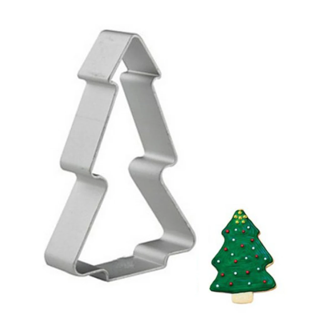 Алюминиевая форма для торта печенья Рождественская снежинки Санта Клауса конфет