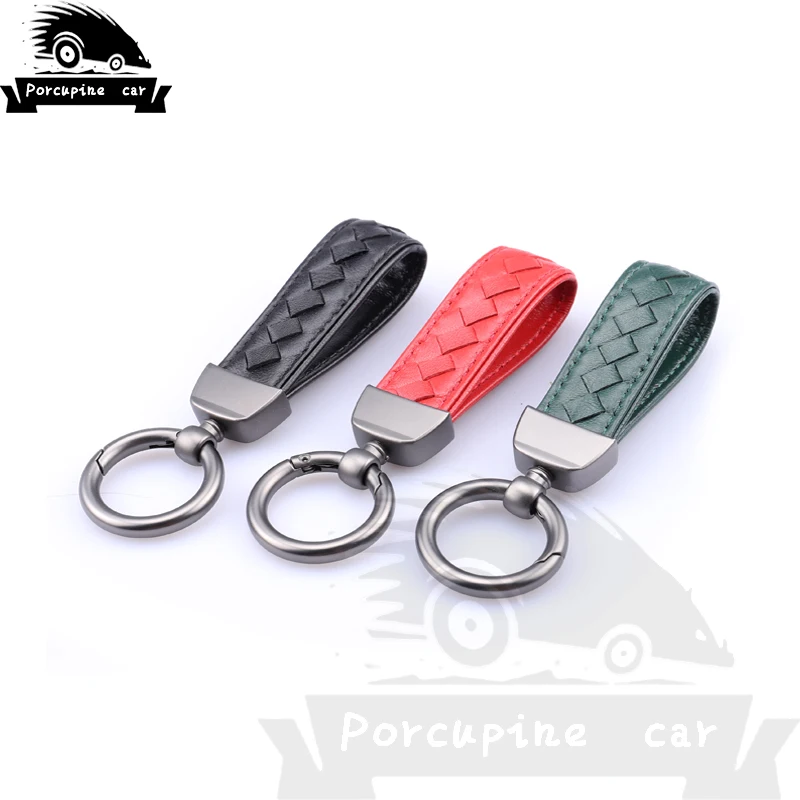 Брелок из натуральной кожи для Mercedes BMW Audi Volkswagen Chevrolet Cadillac Porsche Ferrari Toyota 3 цвета|jdm key